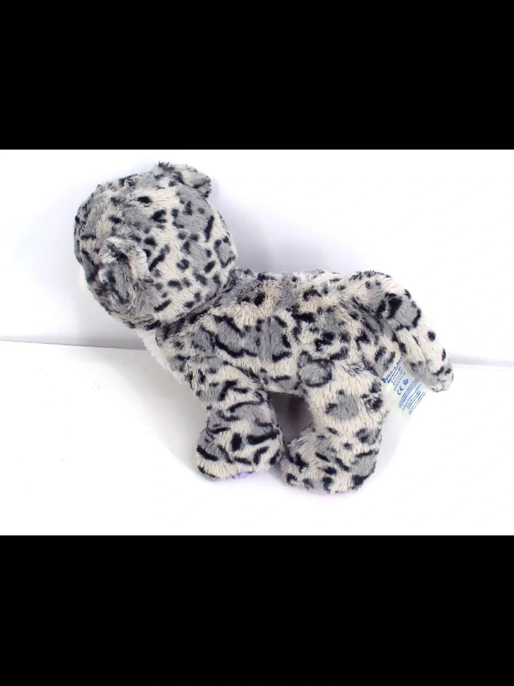 Build A Bear Snow Leopard Teal Eyes Purple Sparkle Iridescent Plush Stuffed Rare